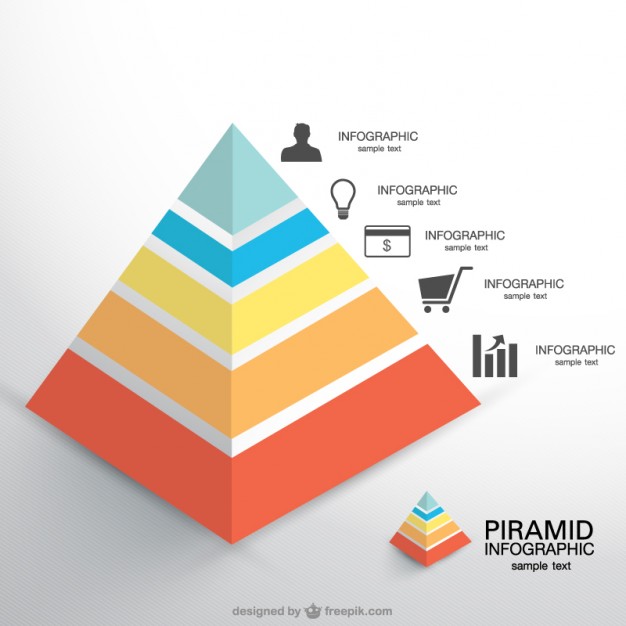 Piramid Infographic Vector Free Download 626x626 Piramid Infographic Vector Free Download