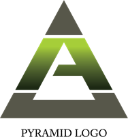 188x200 Pyramid Design Logo Vector