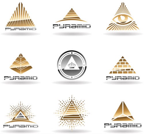 506x465 Pyramid Logo Free Vector Free Download