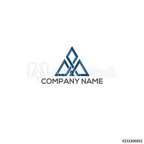 500x500 Abstract, Art, Logotype, Identity, Pyramid, Triangle Logo