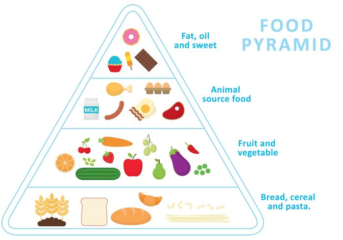 700x490 Food Pyramid Vector Free Vectors Ui Download