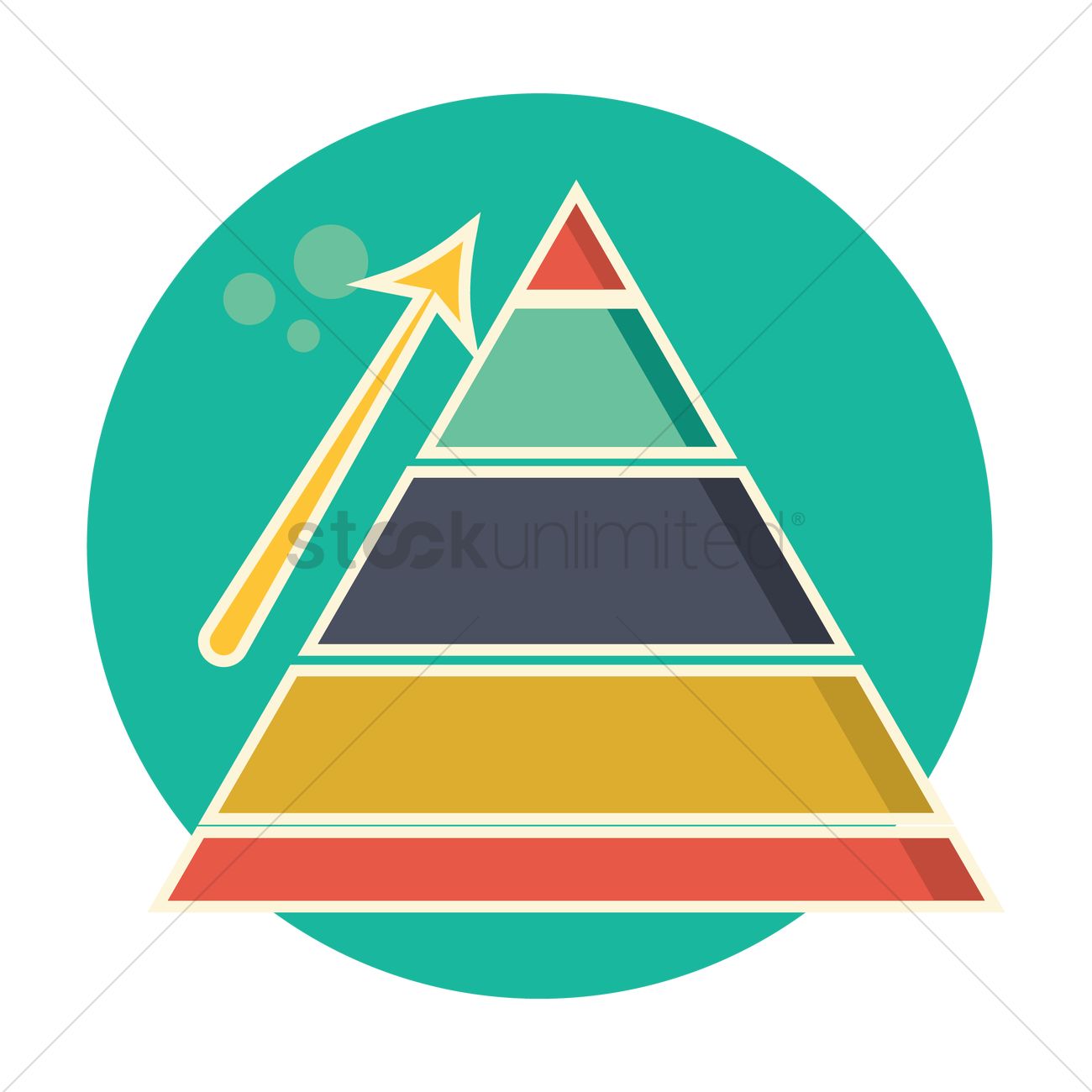 1300x1300 Free Upward Arrow And Pyramid Vector Image
