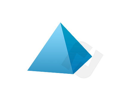 425x356 Pyramid Vector Clip Art