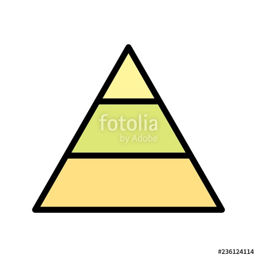 500x500 Pyramid Vector Icon Stock Image And Royalty Free Vector