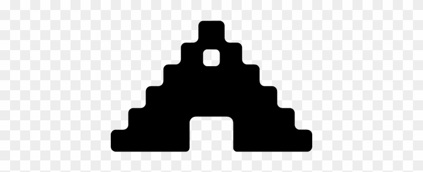 840x343 Aztec Pyramid Vector