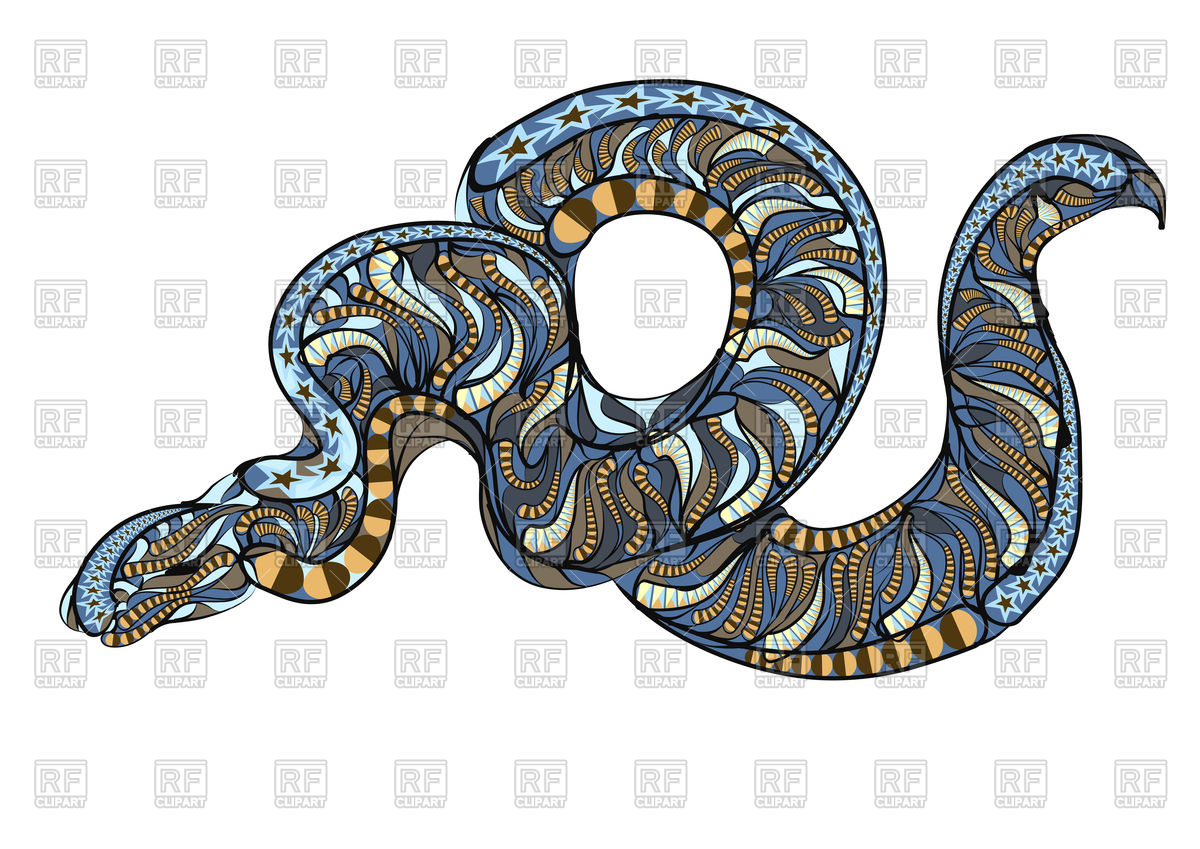 Змея абстракция