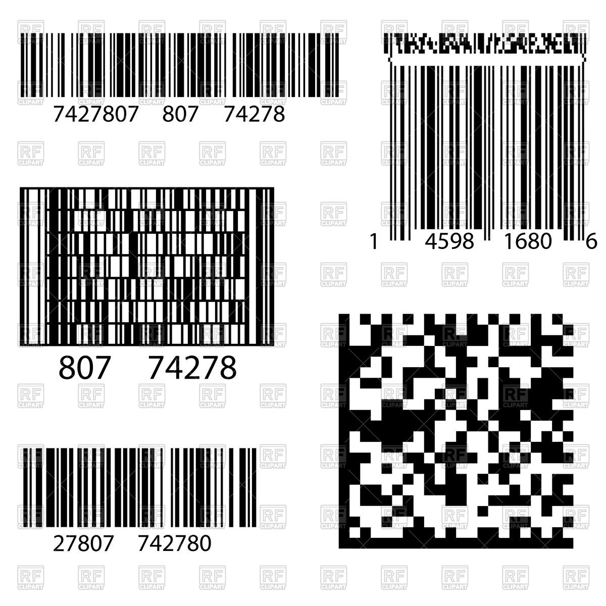 Product Barcode Square Label 1200x1200 Product Barcode Square Label