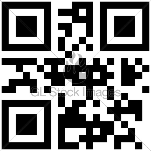 Vector Qr Code Word Hello Gl Stock Images 500x500 Vector Qr Code Word Hello Gl Stock Images
