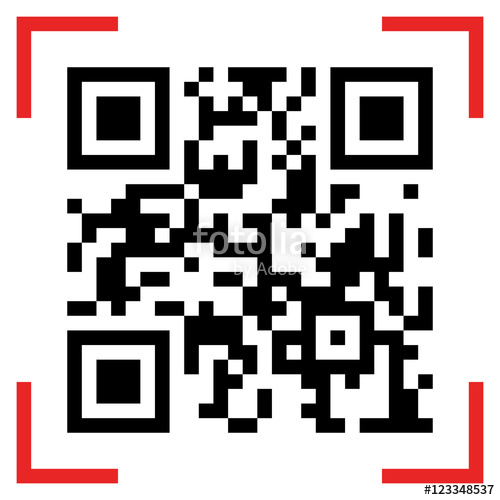 Vector Illustration Of Qr Code Sample Scanned Qr Code Reads Scan 500x500 Vector Illustration Of Qr Code Sample Scanned Qr Code Reads Scan