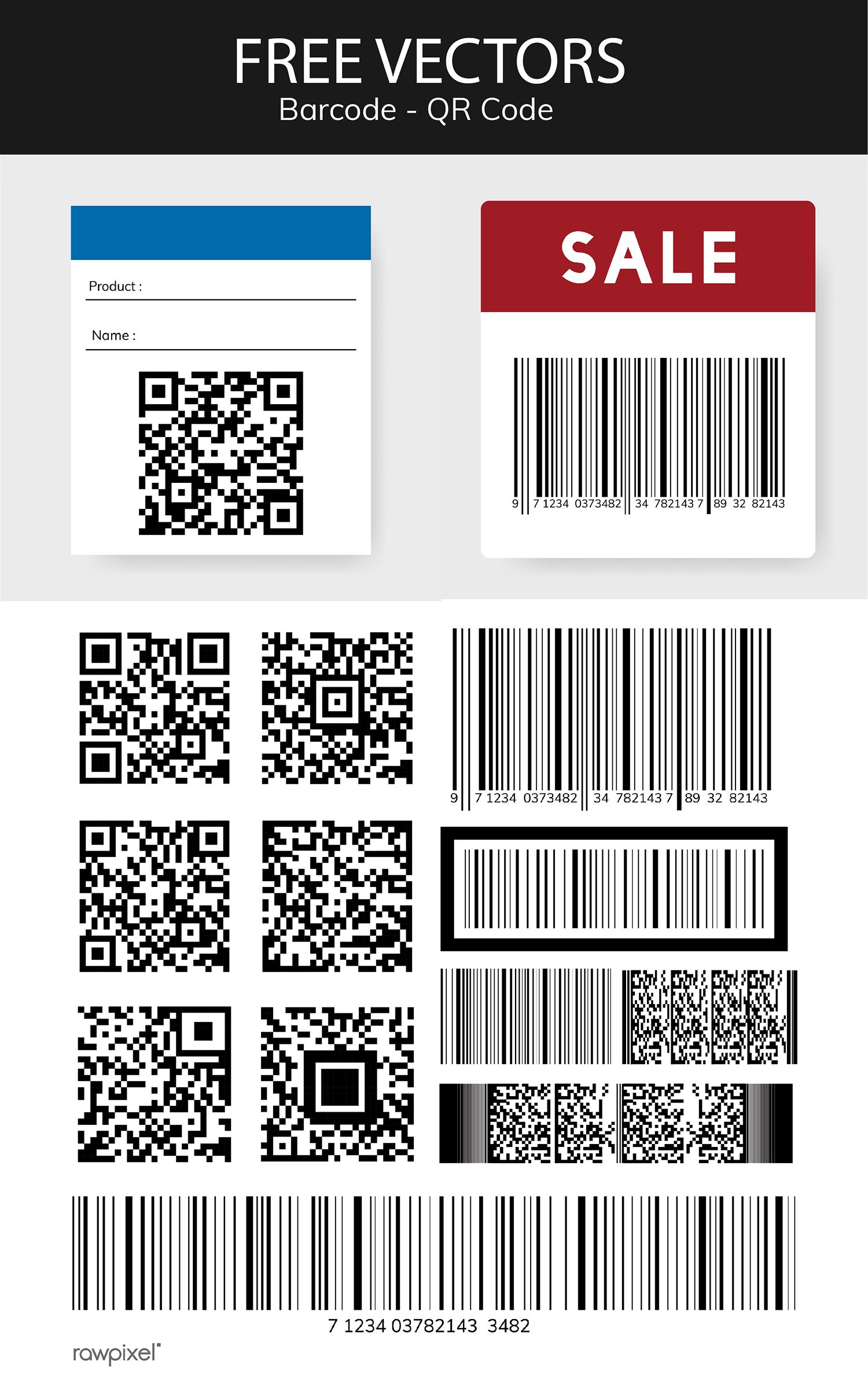 Download This Set Of Barcode And Qr Code Vectors, As Well As Other 1500x2399 Download This Set Of Barcode And Qr Code Vectors, As Well As Other