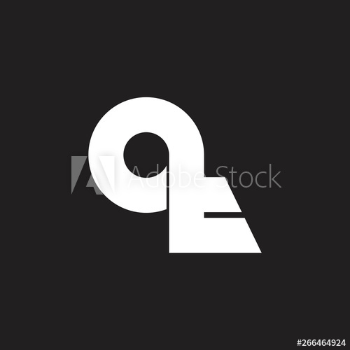 500x500 Letters Qt Simple Loop Logo Vector
