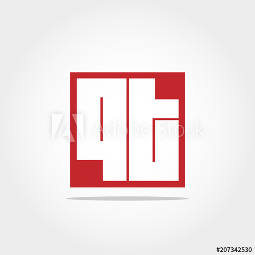 500x500 Initial Letter Qt Logo Template Vector Design
