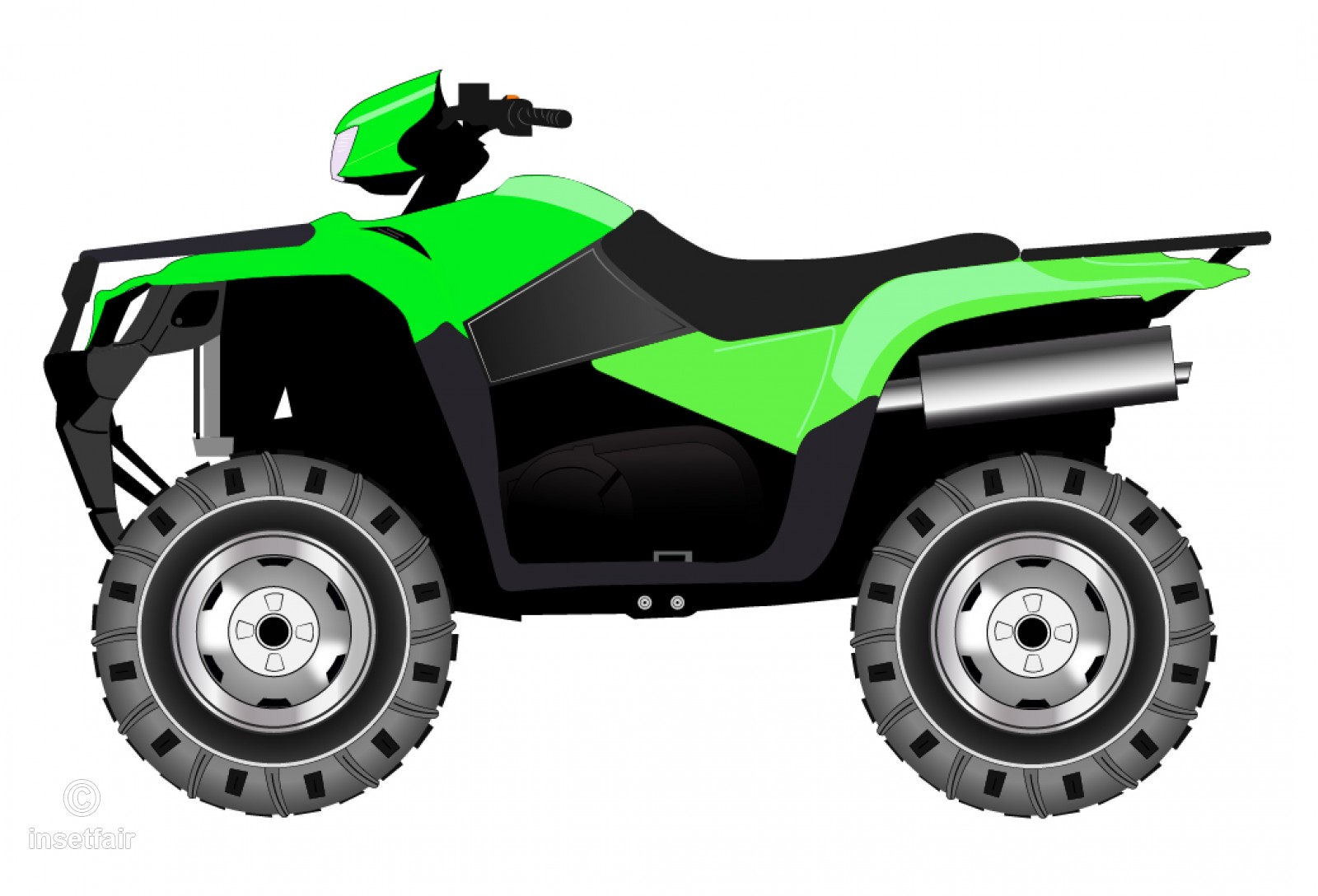1600x1088 Quad Bike Vector Clipart Free Png Download