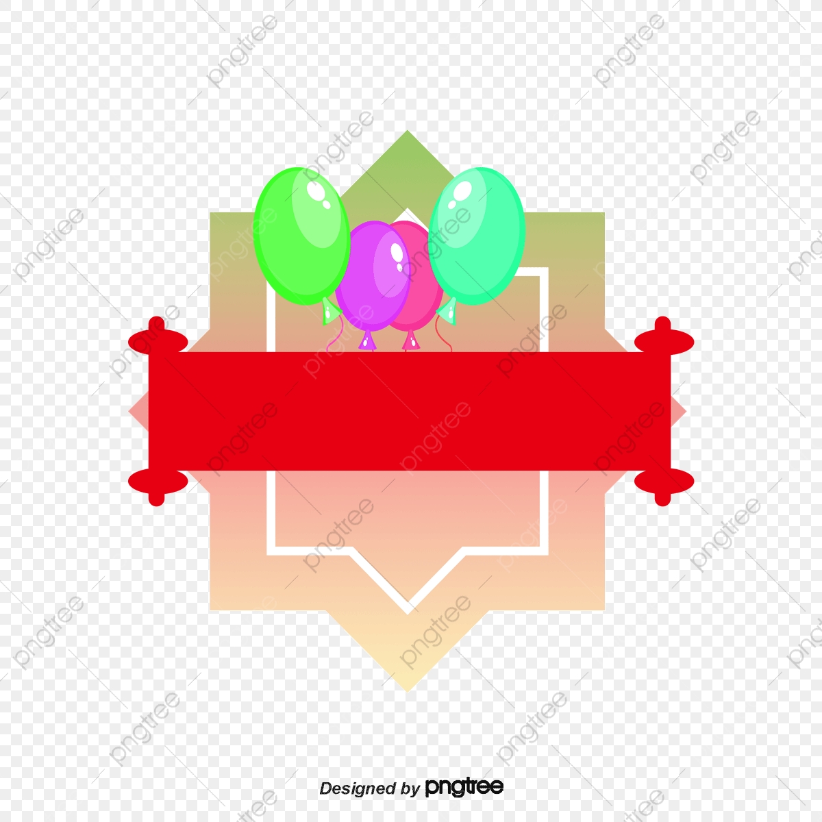 1200x1200 Pink Quad Birthday Label, Birthday Vector, Label Vector, Birthday