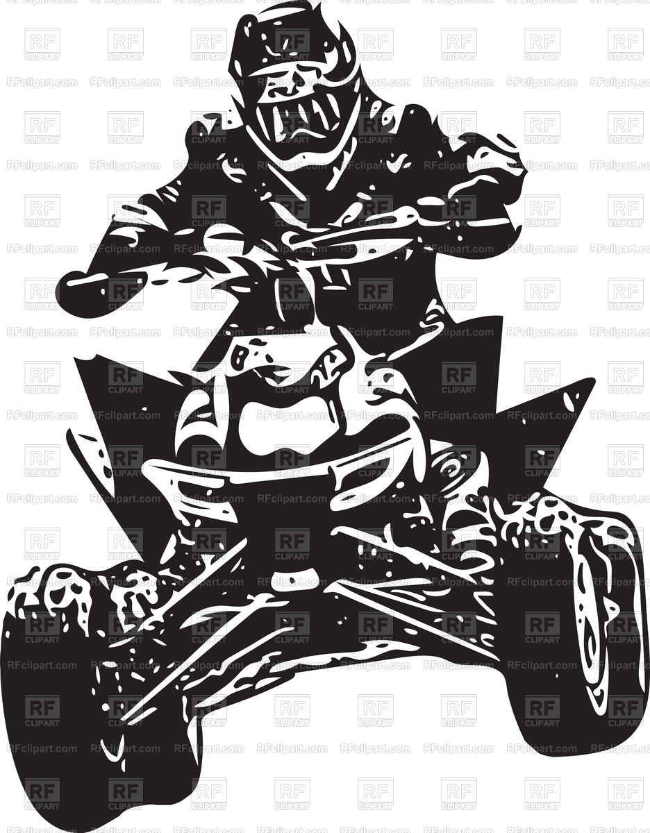 936x1200 Quad Bike Black Sketch Illustration Vector Image Of Transportation