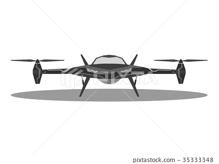 450x337 Drone Quadcopter Icon, Vector