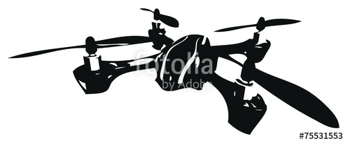 500x207 Quadcopter Multicopter Stock Image And Royalty Free Vector