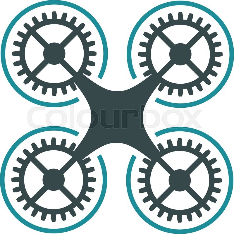 800x800 Quadcopter Vector Icon Style Is Stock Vector Colourbox