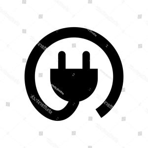300x300 Plug Icon Symbol Premium Quality Isolated Socket Vector Cultracing