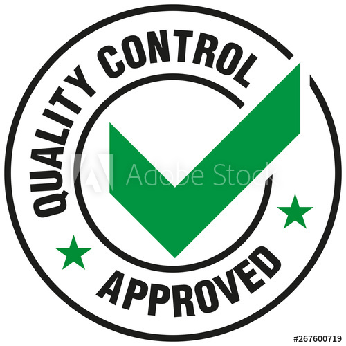 500x500 Quality Control Approved Icon