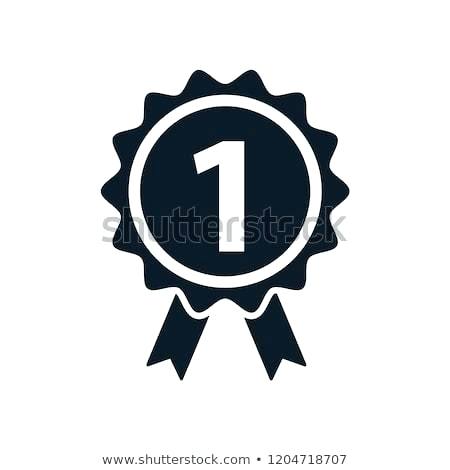 450x470 Ribbon Award Template Quality Icon Logo Blue Stock Vector Royalty Free