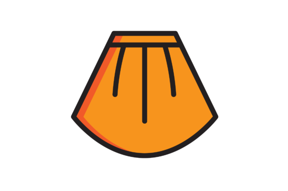 580x386 Skirt Icon Vector Graphic