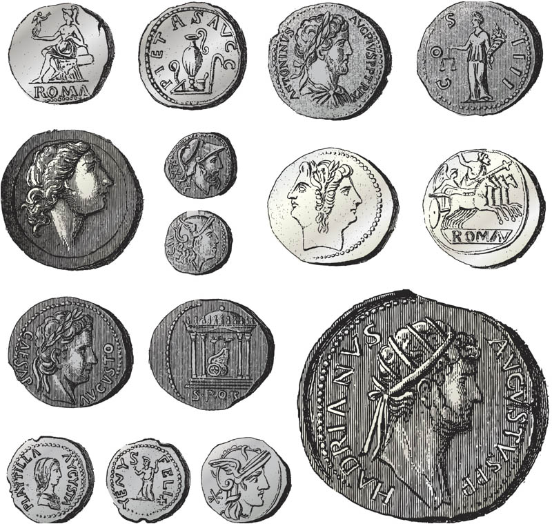 800x759 Ancient Coins Vector Vector Graphics Blog