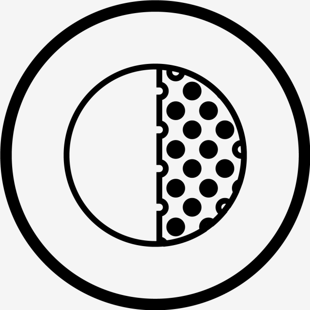 640x640 Vector Last Quarter Icon, Weather, Moon, Forecast Png And Vector