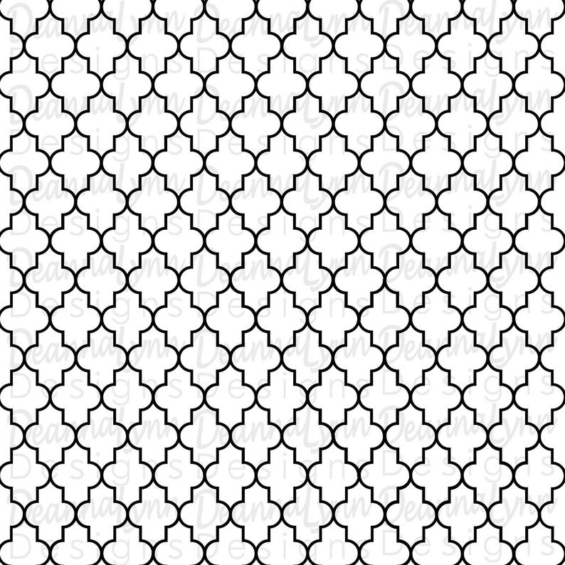 794x794 Quatrefoil Design Vector Png Pdf Etsy