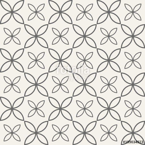 500x500 Abstract Seamless Ornamental Quatrefoil Pattern Stock Image