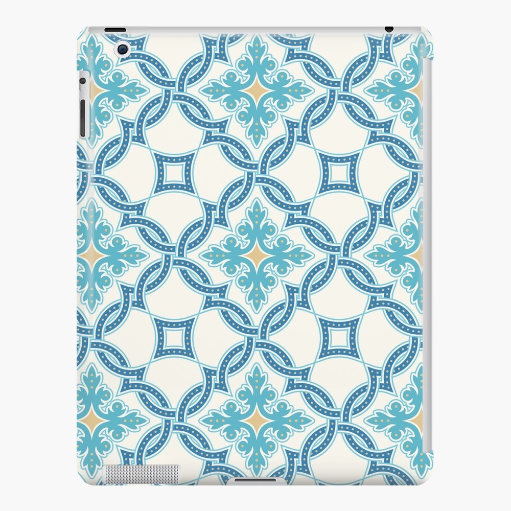 1000x1000 Portuguese Tiles, Quatrefoil Vector Pattern Ipad Case Skin