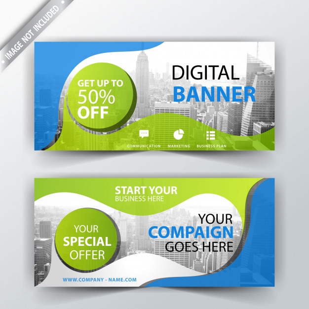 626x626 Corporate Digital Banner Vector Free Download