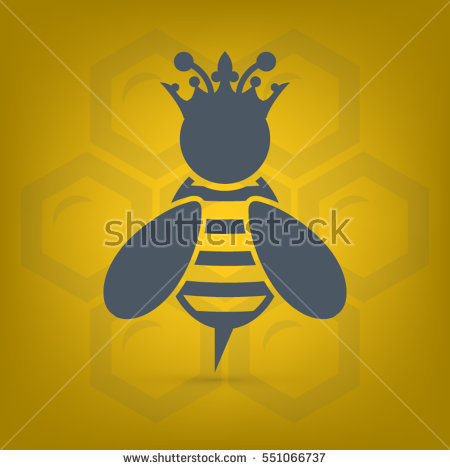 Queen Bee Cartoon Group With Items 450x470 Queen Bee Cartoon Group With Items