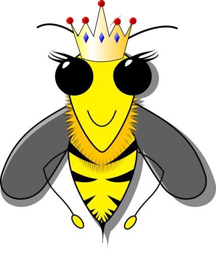Queen Bee Vector Image 426x500 Queen Bee Vector Image