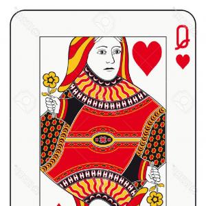 Queen Hearts Playing Card Vector Illustration Hoodamathrun 300x300 Queen Hearts Playing Card Vector Illustration Hoodamathrun