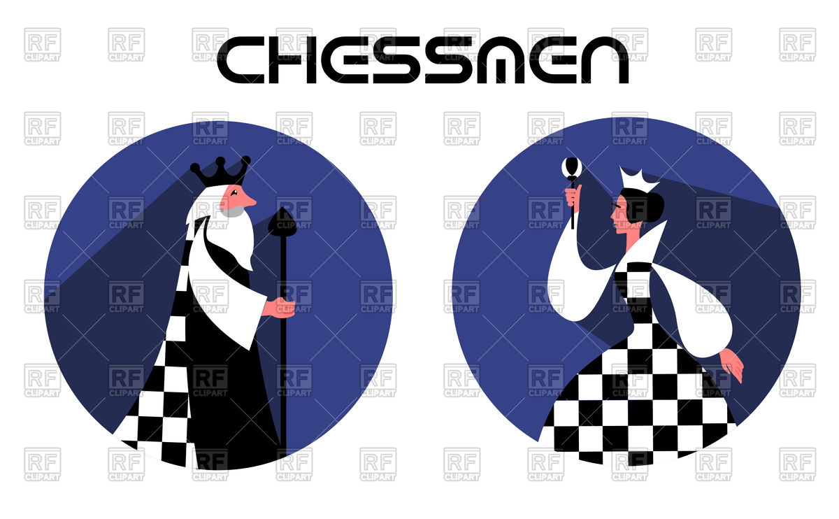 1200x742 Chess Pieces Queen, King Vector Image Of Sport And Leisure