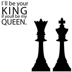 236x236 King And Queen Chess Pieces Silhouette