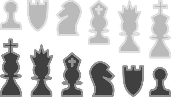 600x341 King And Queen Chess Piece Free Vector Download