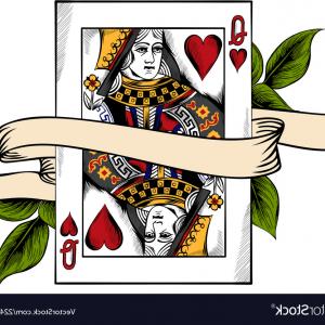 Photostock Vector Queen Of Hearts Playing Card Catchsplace 300x300 Photostock Vector Queen Of Hearts Playing Card Catchsplace