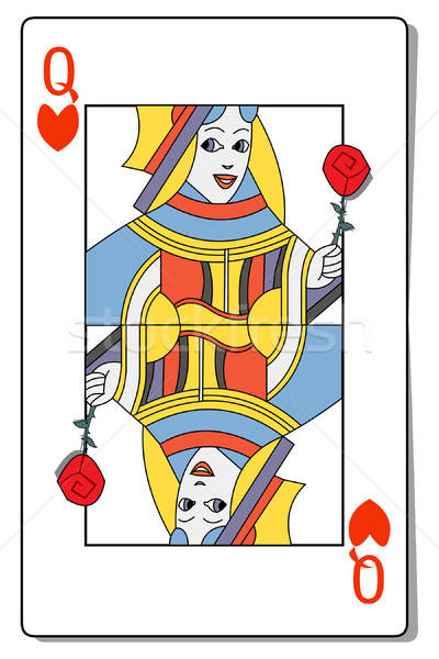 Queen Of Hearts Vector Illustration Tommaso Chiarolini 400x600 Queen Of Hearts Vector Illustration Tommaso Chiarolini