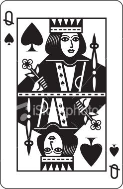 Queen Of Spades Black And White Playing Card Black White 247x380 Queen Of Spades Black And White Playing Card Black White