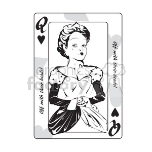 Alice In Wonderland Queen Of Hearts Playing Card Clipart Royalty 300x300 Alice In Wonderland Queen Of Hearts Playing Card Clipart Royalty