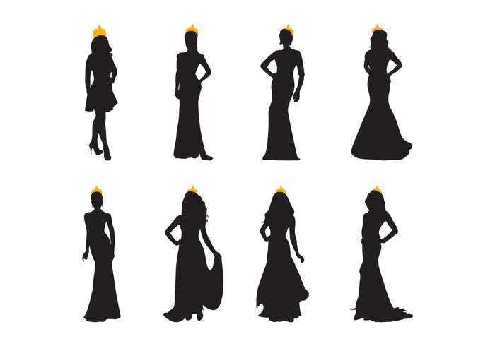 700x490 Pageant King And Queen Silhouette
