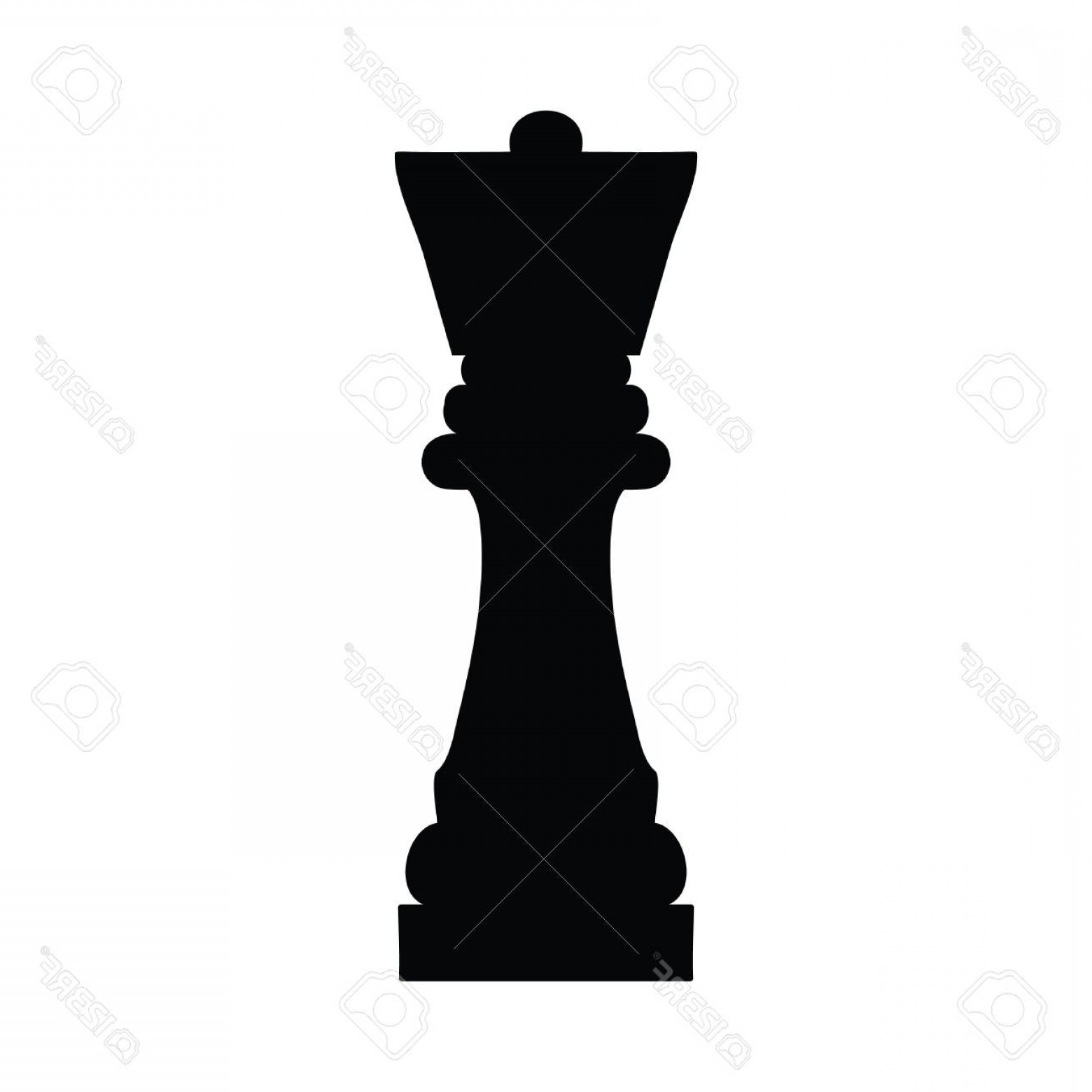 Шахматный Король персонаж шаблон