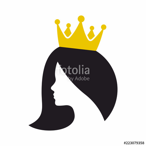 500x500 Princess, Queen Vector Icon Stock Image And Royalty Free Vector