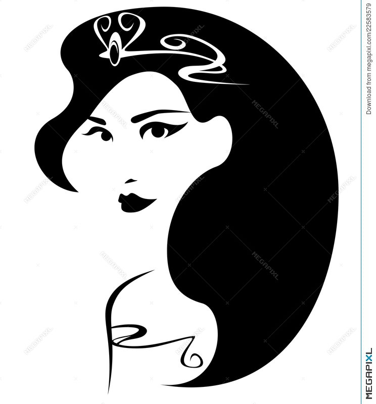 744x800 Queen Vector Illustration