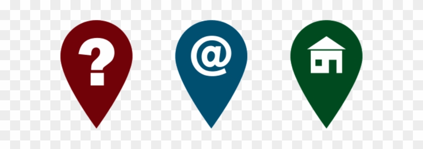 840x297 Icon Question Mark And Email Sign And Home Icon Vector