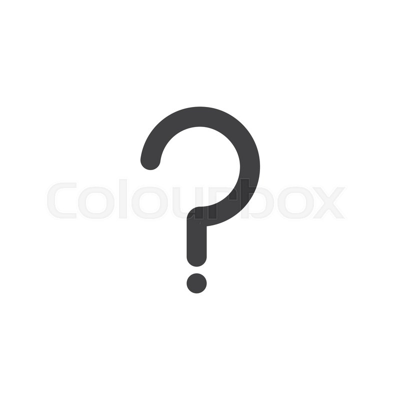 800x800 Question Mark Vector Icon Filled Flat Stock Vector Colourbox
