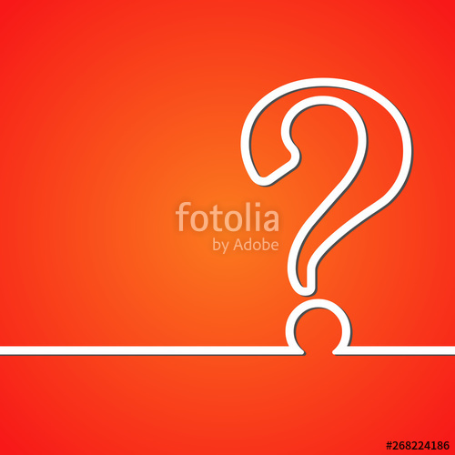 500x500 Question Mark Vector Illustration Support Abstract Help Banner