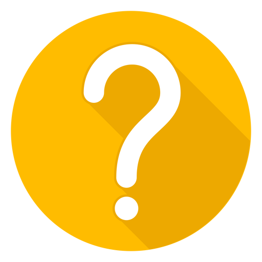 512x512 Yellow Circle Question Mark Icon